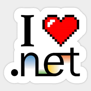 I love DotNet Sticker